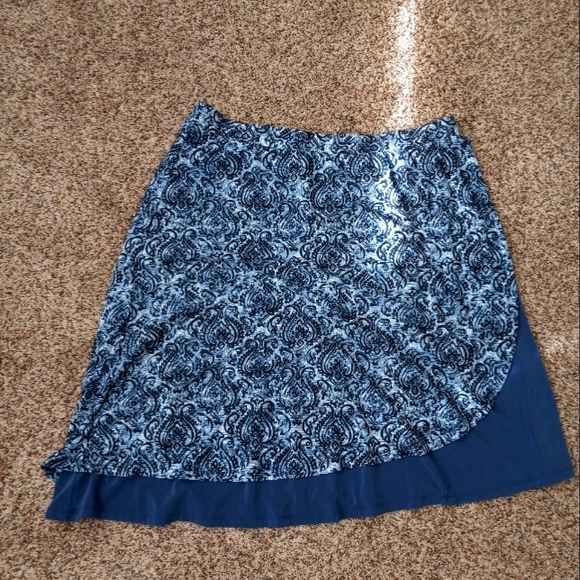 Blue & White CATO Skirt 18/20W - Picture 1 of 1